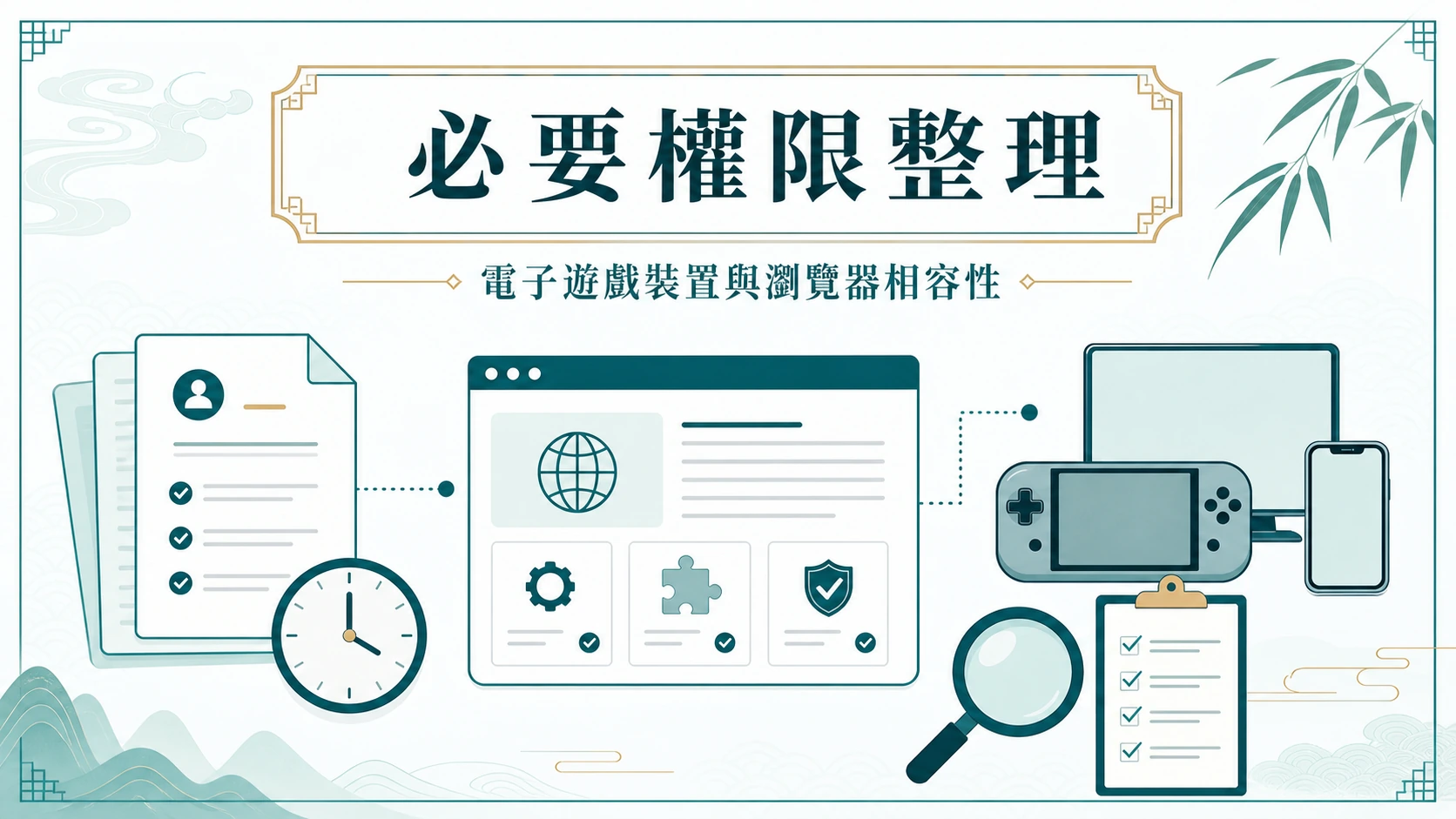 必要權限整理資訊圖