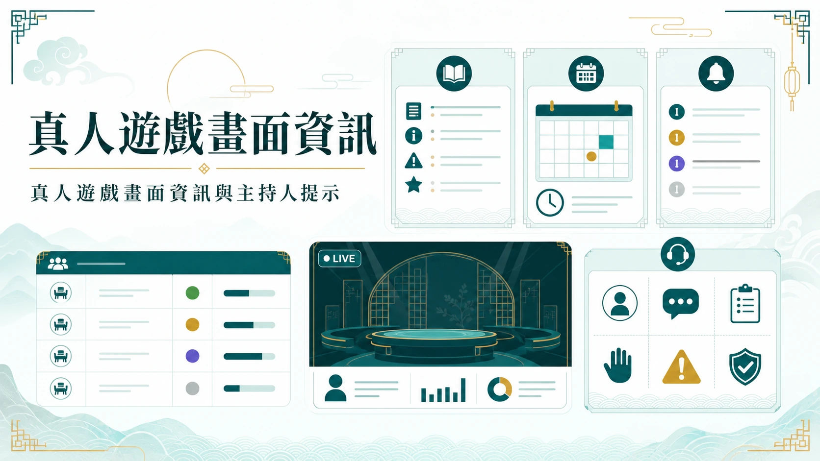 真人遊戲畫面資訊與主持人提示怎麼讀?從桌台狀態、局號、倒數、公告到支援入口整理新手指南|完整規則、操作流程、判讀重點與新手查核指南